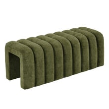 Livona Velvet Ottoman Bench